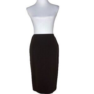 Prada Women’s Brown Quiet Luxury Designer Career Pencil Skirt EU‎ 44/W28